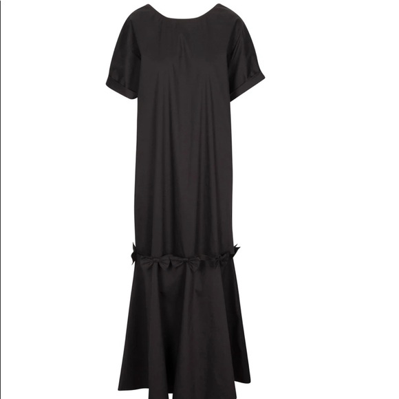 È Lei Bow Back Maxi Lipsi Dress in black - Picture 1 of 7